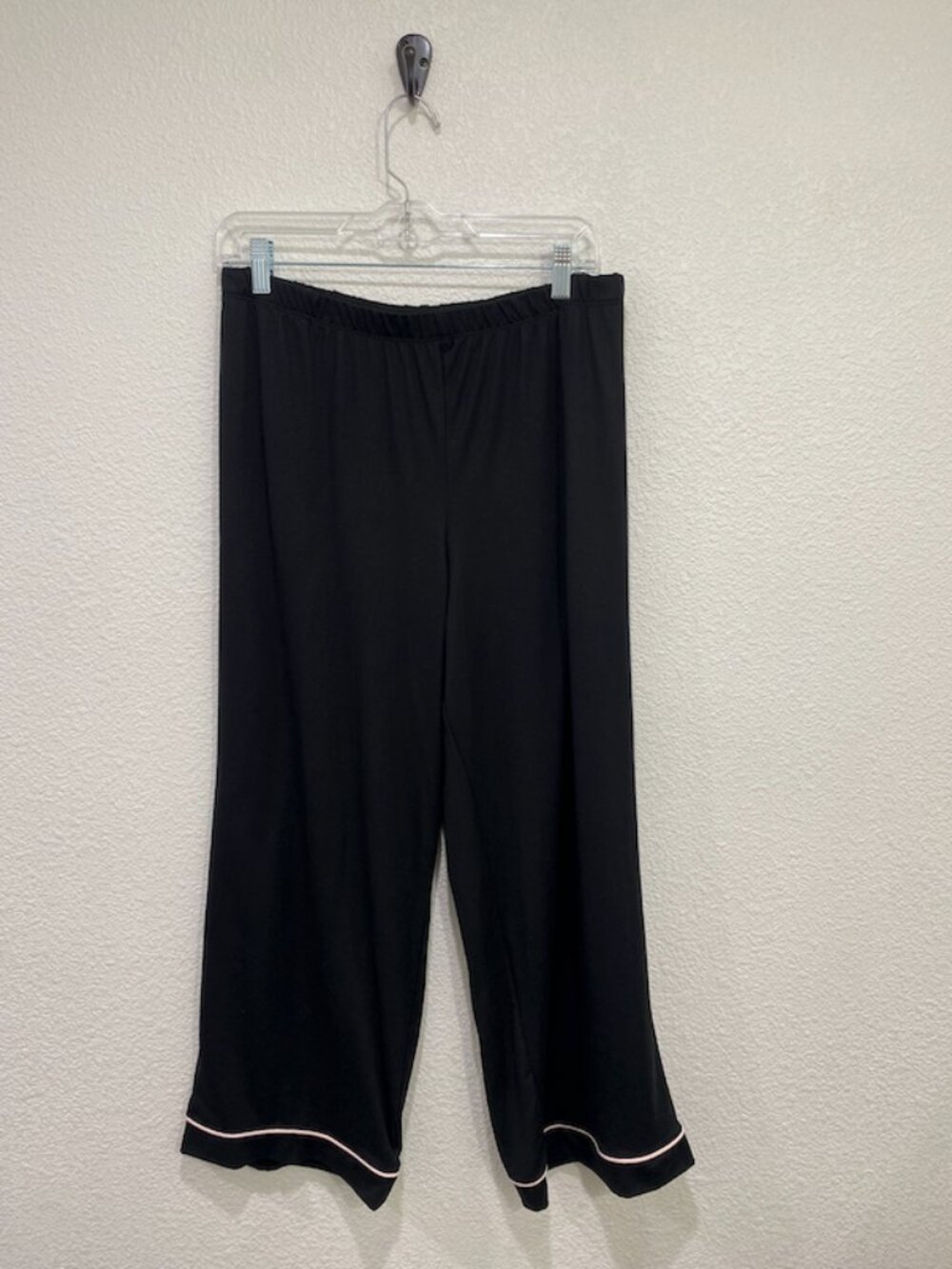 Joyspun Notch Collar PJ Set Sleepwear Lounge Black XL (16-18) - Picture 6 of 11